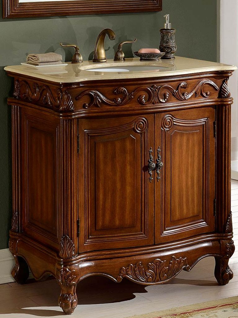 32Inch Mia Vanity Country French Style Vanity French Style Bathroom